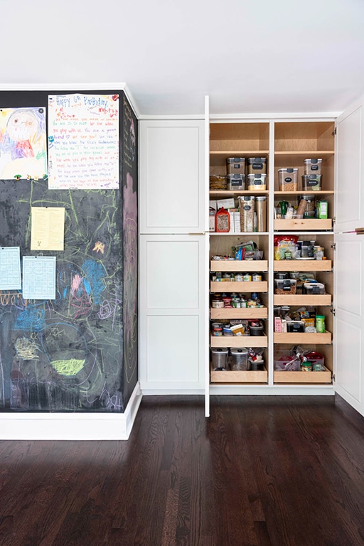 White Traditional Pantry