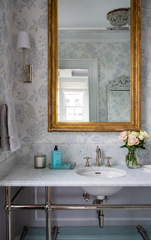 White & Silver Marble