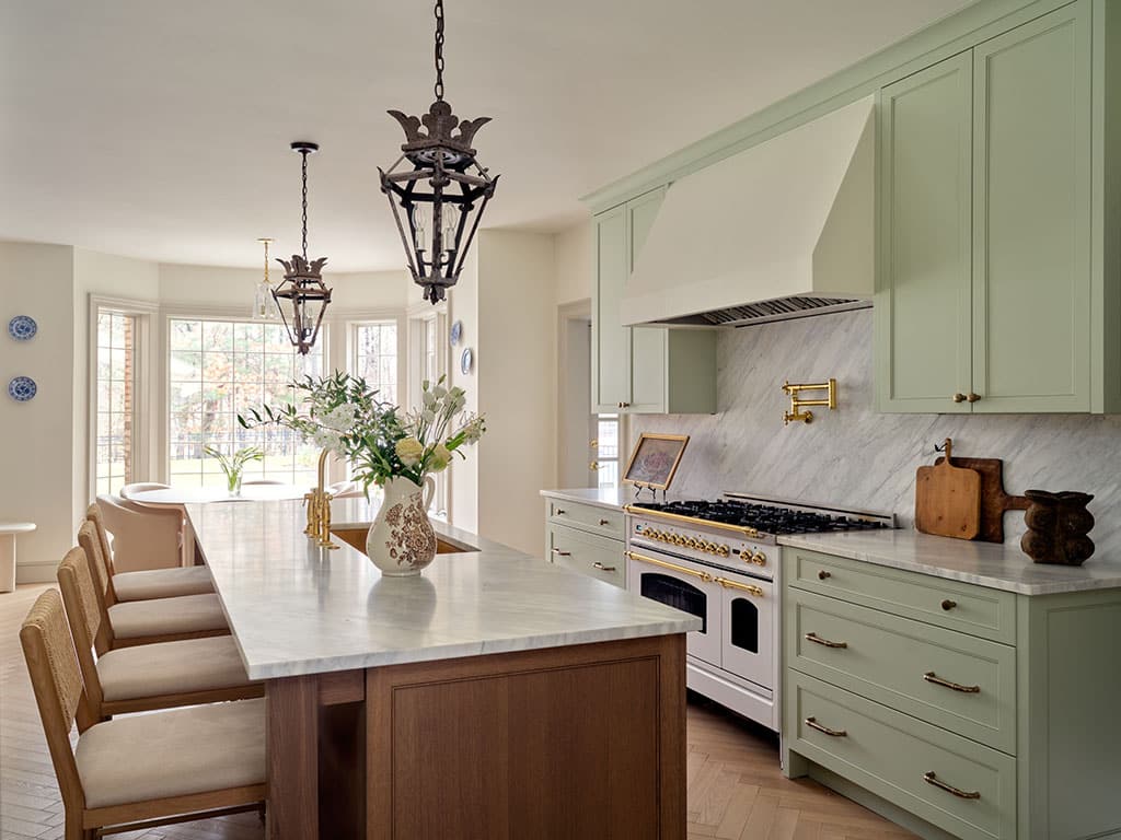 Sage Green & Marble