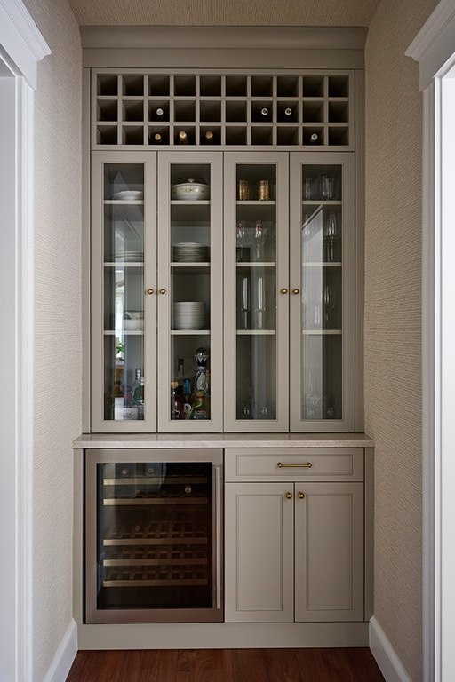 White-Beige Bar and Storage